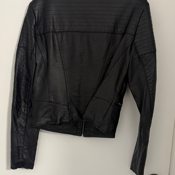 xhilaration Black Leather Women's Jacket - Picture 7 of 7